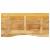 Blat birou cu decupaj curbat 120x50x2,5cm lemn masiv mango brut GartenMobel Dekor