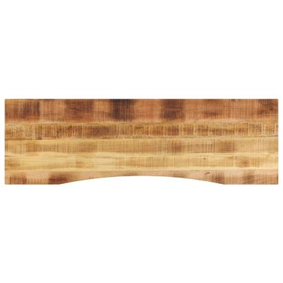 Blat birou cu decupaj curbat 160x50x2,5cm lemn masiv mango brut GartenMobel Dekor