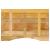 Blat birou cu decupaj curbat 80x60x2,5 cm lemn masiv mango brut GartenMobel Dekor