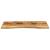 Blat birou cu decupaj curbat 90x60x2,5 cm lemn masiv mango brut GartenMobel Dekor