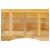 Blat birou cu decupaj curbat 100x60x2,5 cm lemn masiv mango GartenMobel Dekor