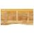 Blat birou cu decupaj curbat 140x60x2,5cm lemn masiv mango brut GartenMobel Dekor