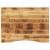 Blat birou cu decupaj curbat 100x80x2,5cm lemn masiv mango brut GartenMobel Dekor