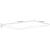 Blat birou cu decupaj curbat 90x50x2,5 cm lemn masiv mango brut GartenMobel Dekor