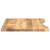 Blat birou cu decupaj curbat 100x50x2,5cm lemn masiv mango brut GartenMobel Dekor
