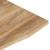 Blat birou cu decupaj curbat 120x50x2,5cm lemn masiv mango brut GartenMobel Dekor