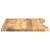 Blat birou cu decupaj curbat 80x60x2,5 cm lemn masiv mango brut GartenMobel Dekor