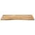 Blat birou cu decupaj curbat 80x60x2,5 cm lemn masiv mango brut GartenMobel Dekor