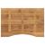 Blat birou cu decupaj curbat 90x50x2,5 cm lemn masiv mango brut GartenMobel Dekor