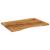 Blat birou cu decupaj curbat 100x50x2,5cm lemn masiv mango brut GartenMobel Dekor