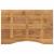 Blat birou cu decupaj curbat 90x60x2,5 cm lemn masiv mango brut GartenMobel Dekor