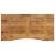 Blat birou cu decupaj curbat 140x60x2,5cm lemn masiv mango brut GartenMobel Dekor