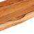 Raft perete 60x20x2,5 cm dreptunghiular lemn acacia margine vie GartenMobel Dekor