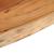 Raft perete 80x30x2,5 cm dreptunghiular lemn acacia margine vie GartenMobel Dekor