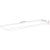 Raft perete 110x30x2,5cm dreptunghiular lemn acacia margine vie GartenMobel Dekor