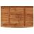 Raft perete 60x40x2,5 cm dreptunghiular lemn acacia margine vie GartenMobel Dekor
