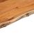Blat masă 80x40x2,5 cm dreptunghiular lemn acacia margine vie GartenMobel Dekor