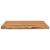 Blat birou 80x80x2,5 cm, pătrat, lemn masiv acacia margine vie GartenMobel Dekor