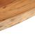 Raft perete 80x30x3,8 cm dreptunghiular lemn acacia margine vie GartenMobel Dekor