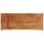 Blat masă 100x40x3,8 cm dreptunghiular lemn acacia margine vie GartenMobel Dekor
