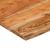 Blat birou 80x80x3,8 cm, pătrat, lemn masiv acacia margine vie GartenMobel Dekor