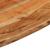 Blat birou 80x80x3,8 cm, pătrat, lemn masiv acacia margine vie GartenMobel Dekor