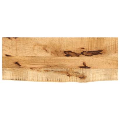 Blat de masă margine naturală, 90x40x2,5 cm, lemn masiv mango GartenMobel Dekor