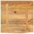 Blat de masă margine naturală, 80x80x2,5 cm, lemn masiv mango GartenMobel Dekor