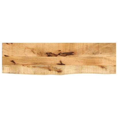 Blat de masă margine naturală, 100x20x3,8 cm, lemn masiv mango GartenMobel Dekor