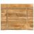 Blat de masă margine naturală, 100x80x3,8 cm, lemn masiv mango GartenMobel Dekor