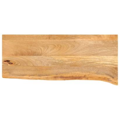 Blat de masă contur organic 90x40x3,8 cm lemn masiv de mango GartenMobel Dekor