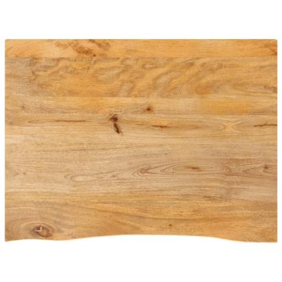 Blat de masă contur organic 90x60x3,8 cm lemn masiv de mango GartenMobel Dekor