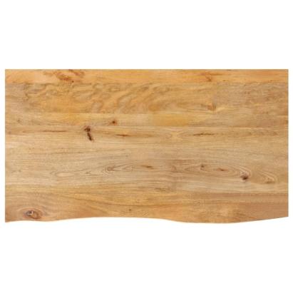 Blat de masă contur organic 100x60x3,8 cm lemn masiv de mango GartenMobel Dekor