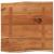 Blat masă 40x40x2,5 cm dreptunghiular lemn acacia margine vie GartenMobel Dekor