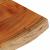 Blat masă 70x40x3,8 cm dreptunghiular lemn acacia margine vie GartenMobel Dekor
