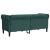 Canapea Chesterfield cu 2 locuri, verde închis, material textil GartenMobel Dekor