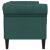Canapea Chesterfield cu 2 locuri, verde închis, material textil GartenMobel Dekor
