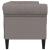 Canapea Chesterfield cu 2 locuri, gri taupe, material textil GartenMobel Dekor