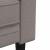 Canapea Chesterfield cu 2 locuri, gri taupe, material textil GartenMobel Dekor