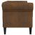 Canapea Chesterfield cu 2 locuri, maro, material textil GartenMobel Dekor