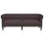 Canapea Chesterfield cu 3 locuri, maro închis, material textil GartenMobel Dekor