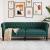 Canapea Chesterfield cu 3 locuri, verde închis, material textil GartenMobel Dekor