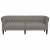 Canapea Chesterfield cu 3 locuri, gri taupe, material textil GartenMobel Dekor