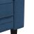 Canapea Chesterfield cu 3 locuri, albastru, material textil GartenMobel Dekor