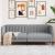 Canapea, 2 locuri, gri deschis, material textil GartenMobel Dekor
