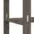 Suport depozitare 5 niveluri gri, 80x38x170 cm, lemn masiv pin GartenMobel Dekor