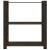 Suport depozitare 3 niveluri, negru, 80x38x90cm, lemn masiv pin GartenMobel Dekor