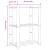Suport depozitare 3 niveluri, negru, 60x38x90cm, lemn masiv pin GartenMobel Dekor