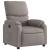 Fotoliu rabatabil, gri taupe, material textil GartenMobel Dekor