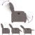 Fotoliu rabatabil, gri taupe, material textil GartenMobel Dekor